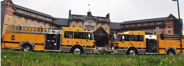Pocono Mountain Volunteer Fire Company Trucks at Mt. Airy Casino